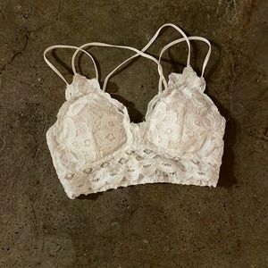 White bralette